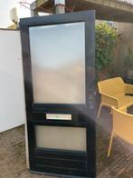 Hardhouten buitendeur (gratis afhalen), Doe-het-zelf en Verbouw, Deuren en Horren, Ophalen, Gebruikt, Buitendeur, 200 tot 215 cm