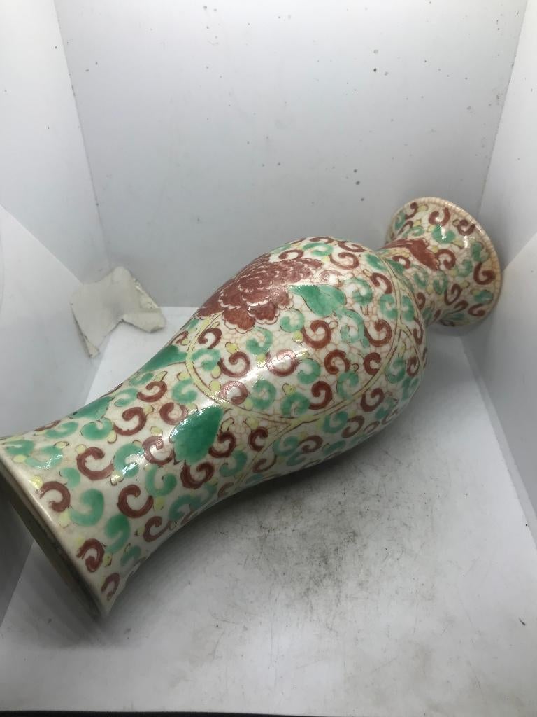 chinees porselein vaas antiek, Ophalen of Verzenden