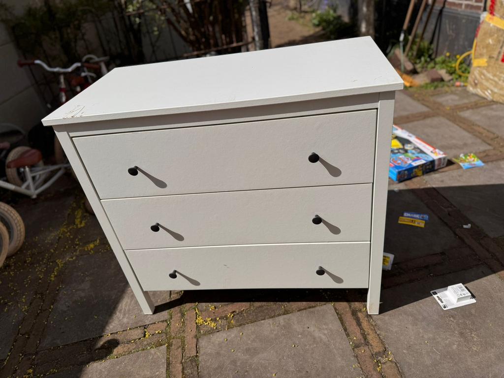 Ikea ladekast koppang wit, Ophalen, Gebruikt, 50 tot 100 cm, 3 of 4 laden