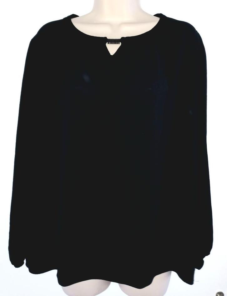 Frank Walder tuniek maat 48, Kleding | Dames, Grote Maten, Zo goed als nieuw, Blouse of Tuniek, Zwart, Ophalen of Verzenden