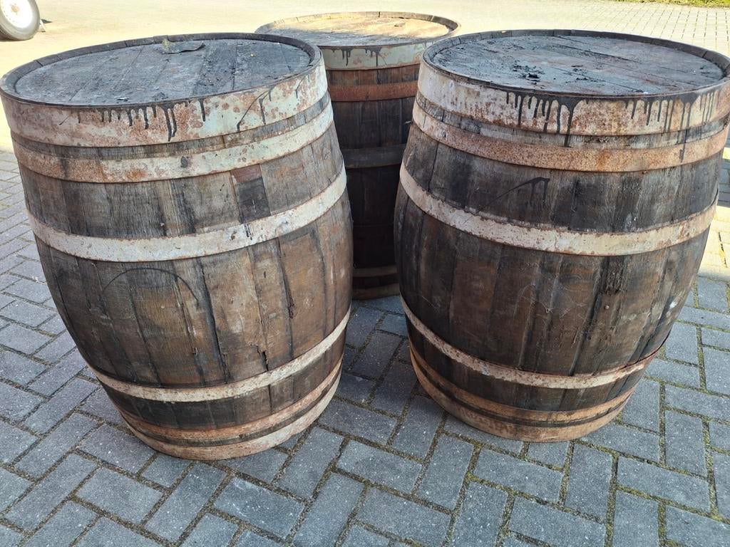 Eiken wiskeyvat de laatsten regenton wijnvat, Tuin en Terras, Regentonnen, 150 liter of meer, Ophalen, Hout