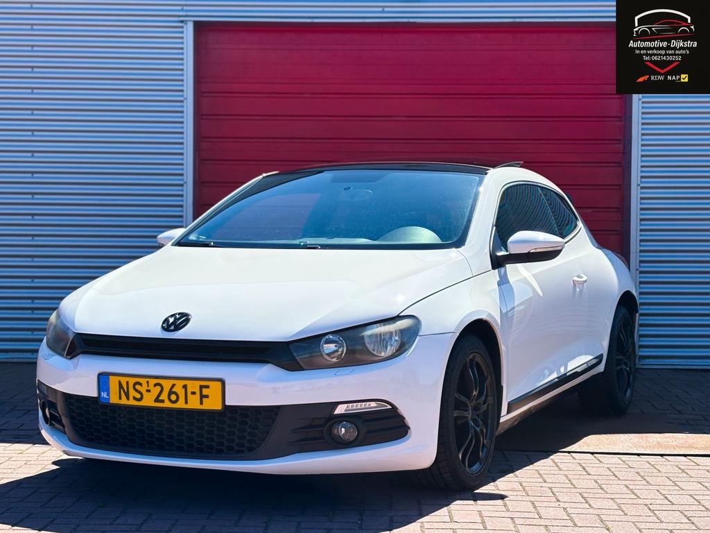 Volkswagen Scirocco 1.4 TSI/ Motor Revisie/ Pano-Dak/ Camera, Voorwielaandrijving, 15 km/l, Zwart, 4 cilinders
