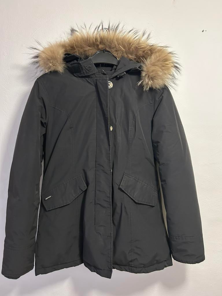 Airforce Parka, Kleding | Dames, Jassen | Winter, Ophalen of Verzenden, Nieuw, Maat 38/40 (M), Zwart