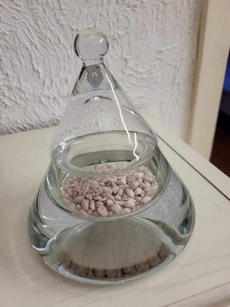 Glazen bonbons schaal, Ophalen of Verzenden, Gebruikt