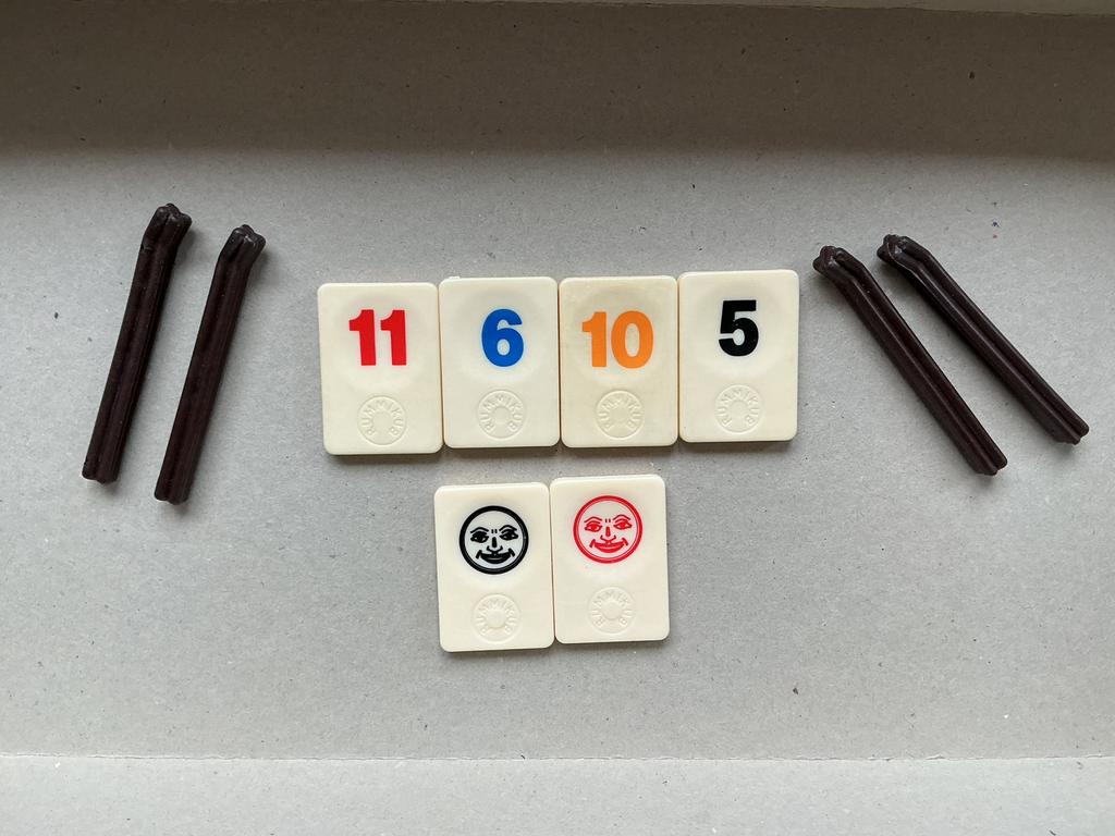 Rummikub Goliath nr 400 grote losse steen/pootje, Een of twee spelers, Verzenden, Gebruikt