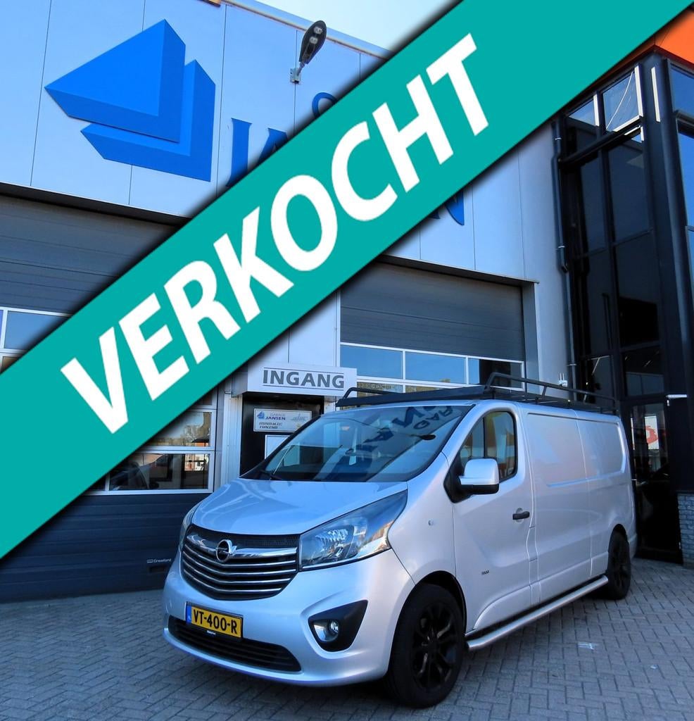 Opel Vivaro 1.6 CDTI L2H1 Sport Navi 3-Persoons Cruise Camer, Auto's, Voorwielaandrijving, Euro 5, Gebruikt, Zwart