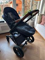 Kidsriver Kinderwagen - Zwart/Grijs, Gebruikt, Luchtbanden, Ophalen, Kinderwagen