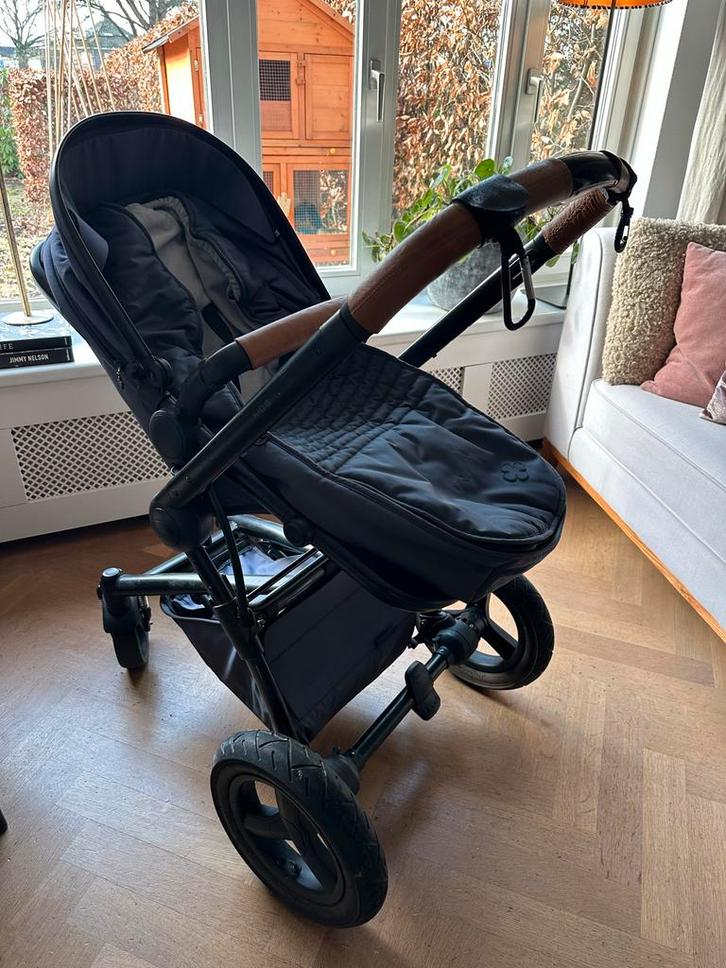 Kidsriver Kinderwagen - Zwart/Grijs, Kinderen en Baby's, Kinderwagens en Combinaties, Gebruikt, Kinderwagen, Overige merken, Luchtbanden