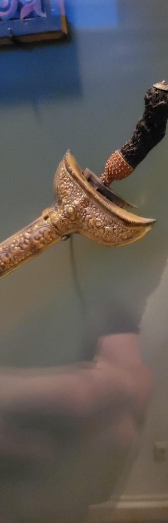 Gezocht panjang executie keris greep, Vis