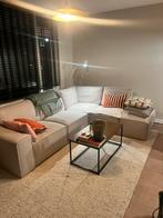 MOET SNEL WEG - Beige hoekbank Karwei 272x212 cm, Ophalen, Gebruikt