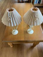 Schemerlamp met plissé-kap, Huis en Inrichting, Lampen | Vloerlampen, Ophalen, Zo goed als nieuw, Scandinavisch design, Minder dan 100 cm