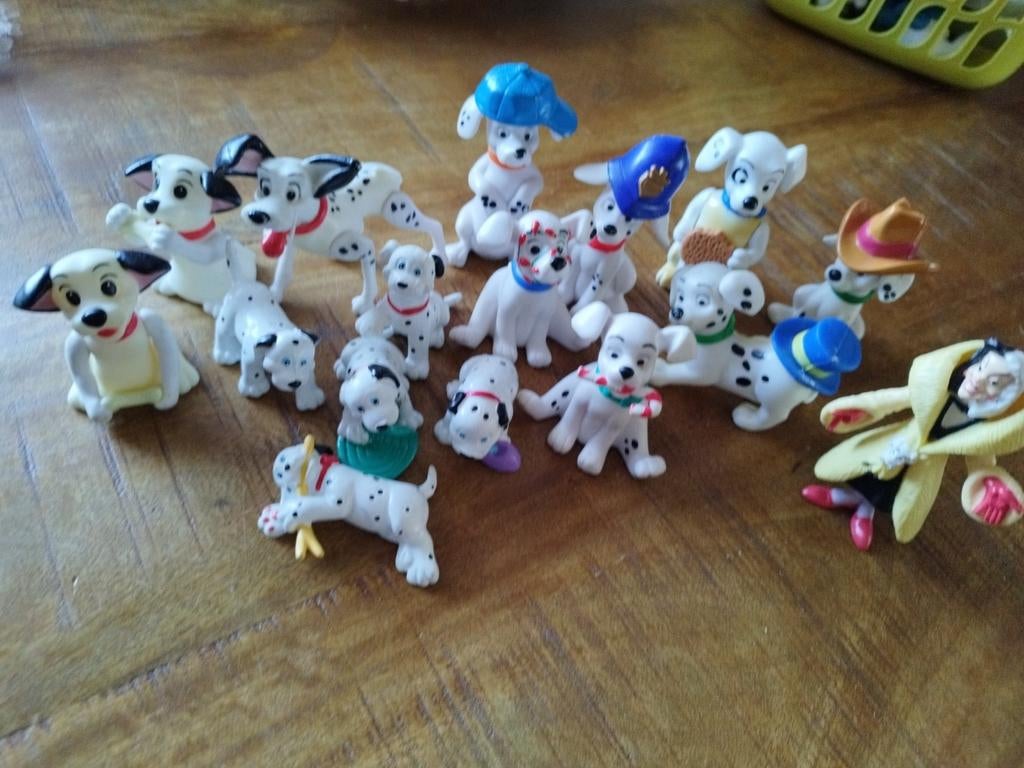 Dalmatiërs figuren set - 101 Dalmatiërs Disney, Ophalen of Verzenden, Gebruikt