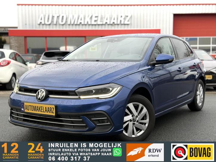 Volkswagen Polo 1.0 TSI Style IQ LED ACC STOELVERW., Auto's, Volkswagen, Bedrijf, Te koop, Polo, ABS, Adaptive Cruise Control