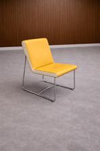 Leolux Spring "Dancer" geel, Huis en Inrichting, Overige kleuren, Leer, Ophalen of Verzenden, Zo goed als nieuw