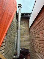 Aluminium rookkanaal met kap, Doe-het-zelf en Verbouw, Verwarming en Radiatoren, Ophalen, 30 tot 80 cm, Gebruikt, Overige typen