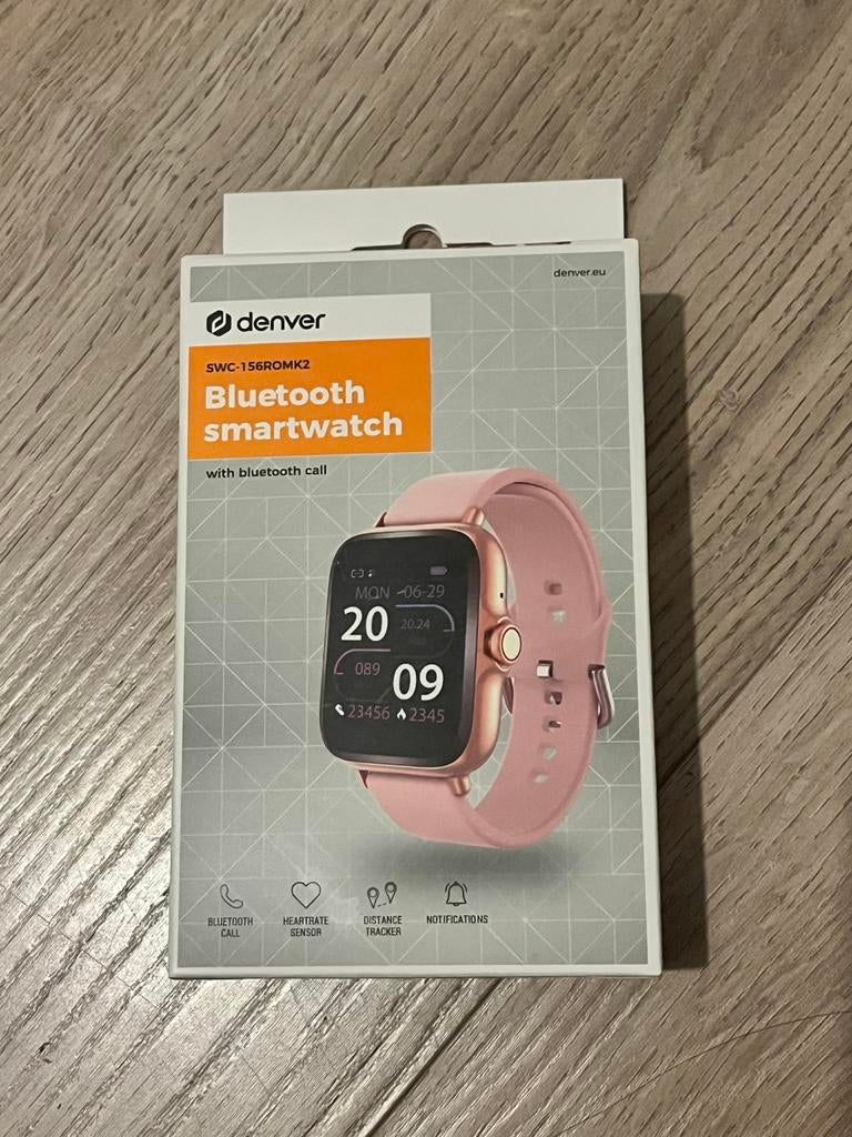 Denver Bluetooth Smartwatch, Ophalen, Zo goed als nieuw, Roze, Android