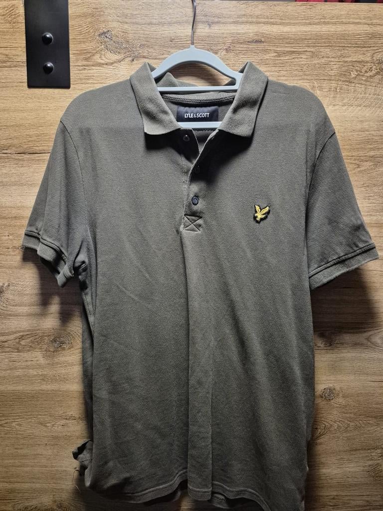 Lyle & Scott Polo Shirt - Maat L - Groen, Kleding | Heren, Polo's, Maat 52/54 (L), Ophalen of Verzenden, Zo goed als nieuw, Lyle & Scott