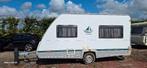 Te koop mooie Eifelland Holiday 395TM, Treinzit, Kachel, Tot en met 4, Tot 4 meter