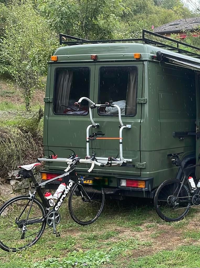 Fietsdrager Fiamma Carry-Bike, Gebruikt, Brede banden, 2 fietsen, Achterklepdrager