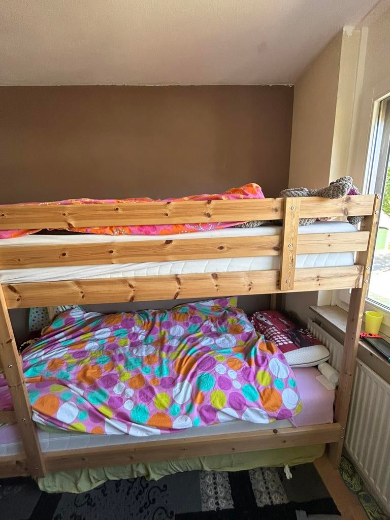 Stapelbed, Huis en Inrichting, Slaapkamer | Stapelbedden en Hoogslapers, 90 cm, 160 tot 180 cm, Tweepersoons, Ophalen of Verzenden