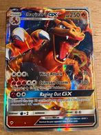 Charizard GX Pokémon Kaart - Stage 2, HP 250, Foil, Ophalen of Verzenden, Zo goed als nieuw, Losse kaart, Foil