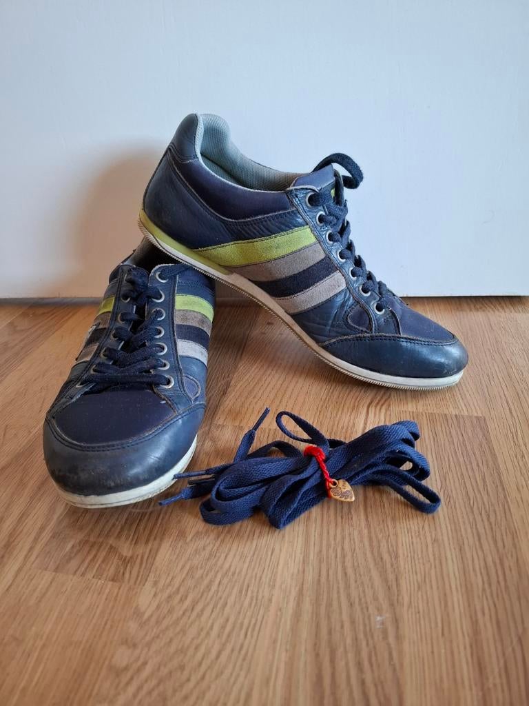 Le Coq Sportif sneakers. Maat 43. Blauw. Extra veters., Kleding | Heren, Schoenen, Blauw, Le Coq Sportif, Ophalen of Verzenden