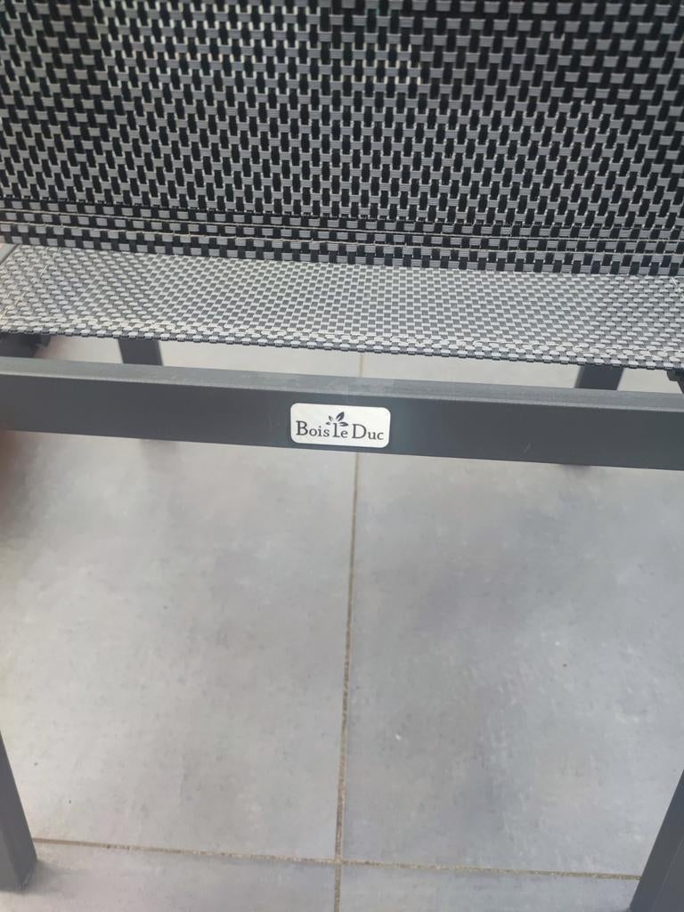 Bois Le Duc tuinstoelen (6 stoelen), Ophalen, Gebruikt, Aluminium