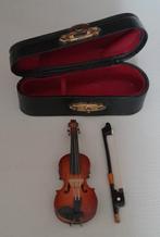 Miniatuur viool in koffer 1:12, Ophalen of Verzenden, Zo goed als nieuw, Decoratie
