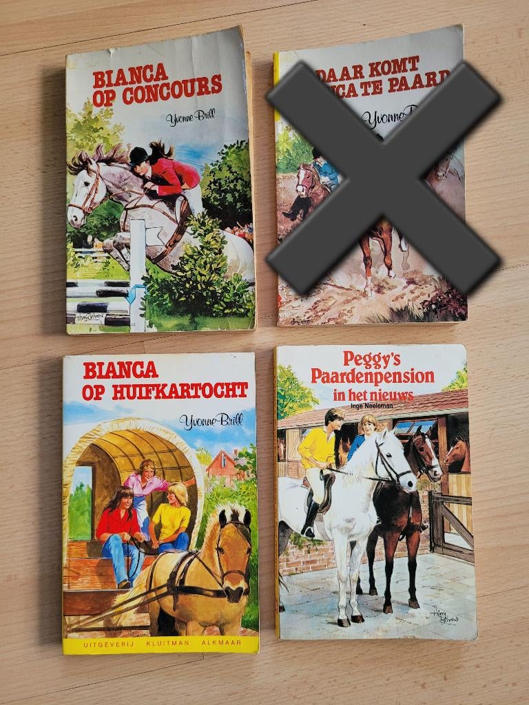 * Boeken Bianca Peggy paarden Yvonne Brill Inge Neeleman, Boeken, Kinderboeken | Jeugd | 10 tot 12 jaar, Ophalen of Verzenden