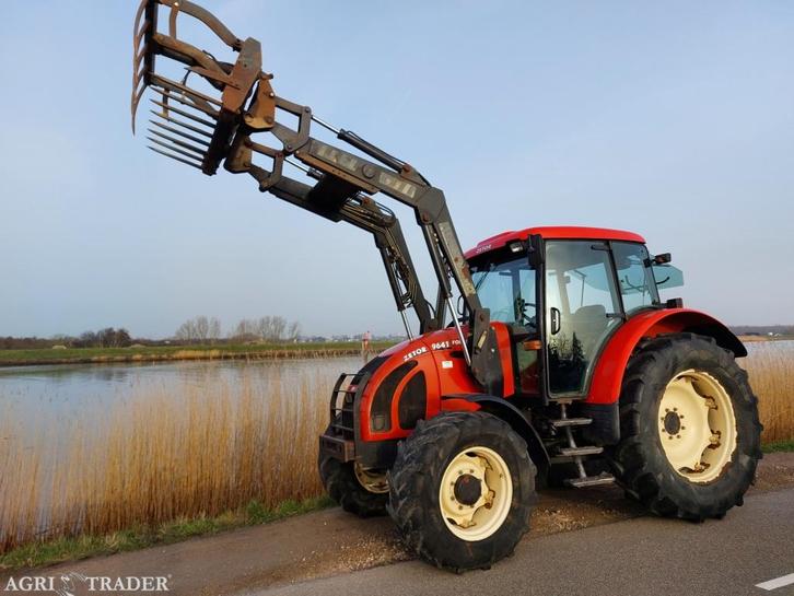 Zetor 9641 Forterra met voorlader, Zakelijke goederen, Agrarisch | Tractoren, 5000 tot 7500, Overige merken, 80 tot 120 Pk, Gebruikt