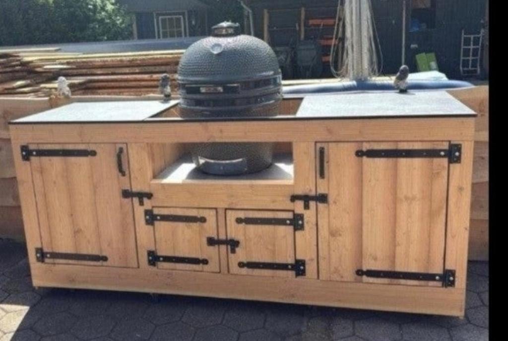 Douglas buitenkeuken zonder bbq, Ophalen of Verzenden, Nieuw, Houtskool
