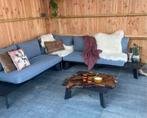 Aluminium loungeset inclusief kussens, Ophalen, Bank, Aluminium, Zo goed als nieuw