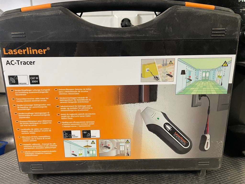 Laserliner AC-Tracer leidingzoeker / groepenzoeker, Ophalen of Verzenden, Gebruikt, Overige typen