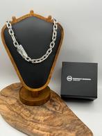 “BARBARA LINK SMALL” ketting buddha to buddha 45cm “NIEUW”, Ophalen of Verzenden, Zo goed als nieuw, Zilver, Zilver