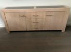 Dressoir met natuursteen inleg 220 x 50 x 90, Ophalen, Zo goed als nieuw, 25 tot 50 cm, 200 cm of meer