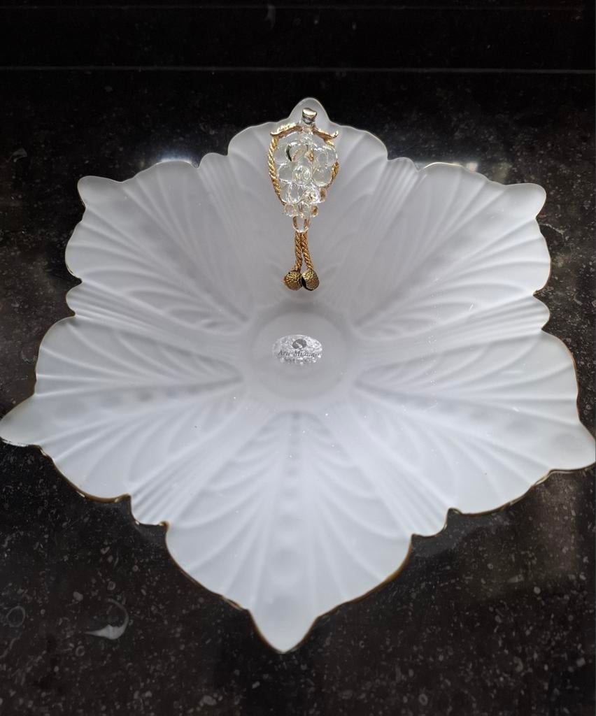 Schitterende Italiaanse schaal Arte Murano glas, Ophalen of Verzenden