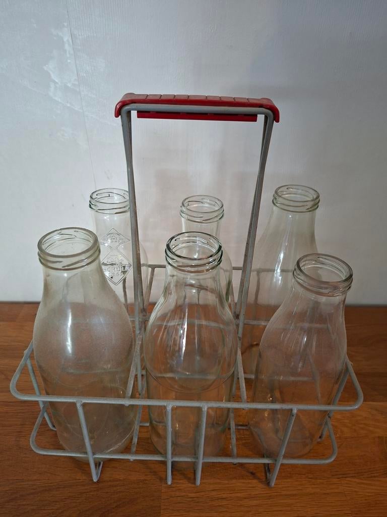 Vintage flessenrek, Ophalen