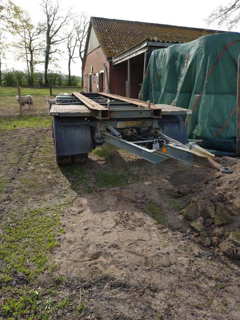Burg container aanhanger, Zakelijke goederen, Agrarisch | Werktuigen, Ophalen of Verzenden, Grondbewerking