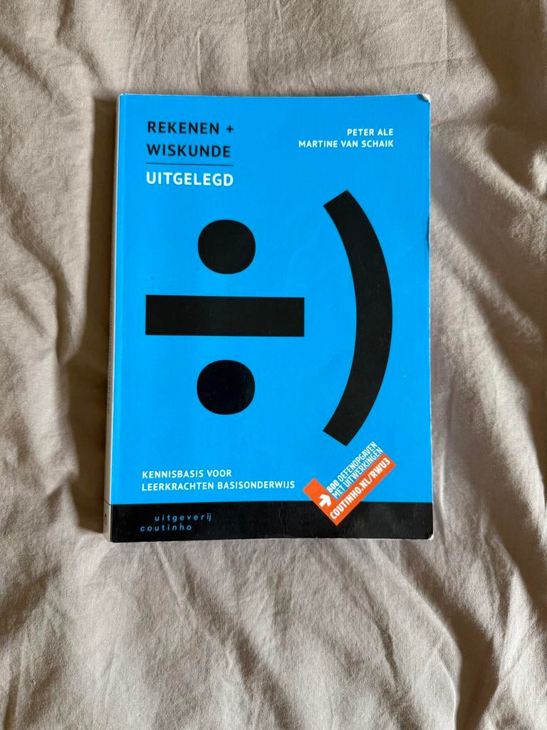 Rekenen + Wiskunde uitgelegd, Boeken, Studieboeken en Cursussen, Ophalen of Verzenden, Beta, Zo goed als nieuw, HBO