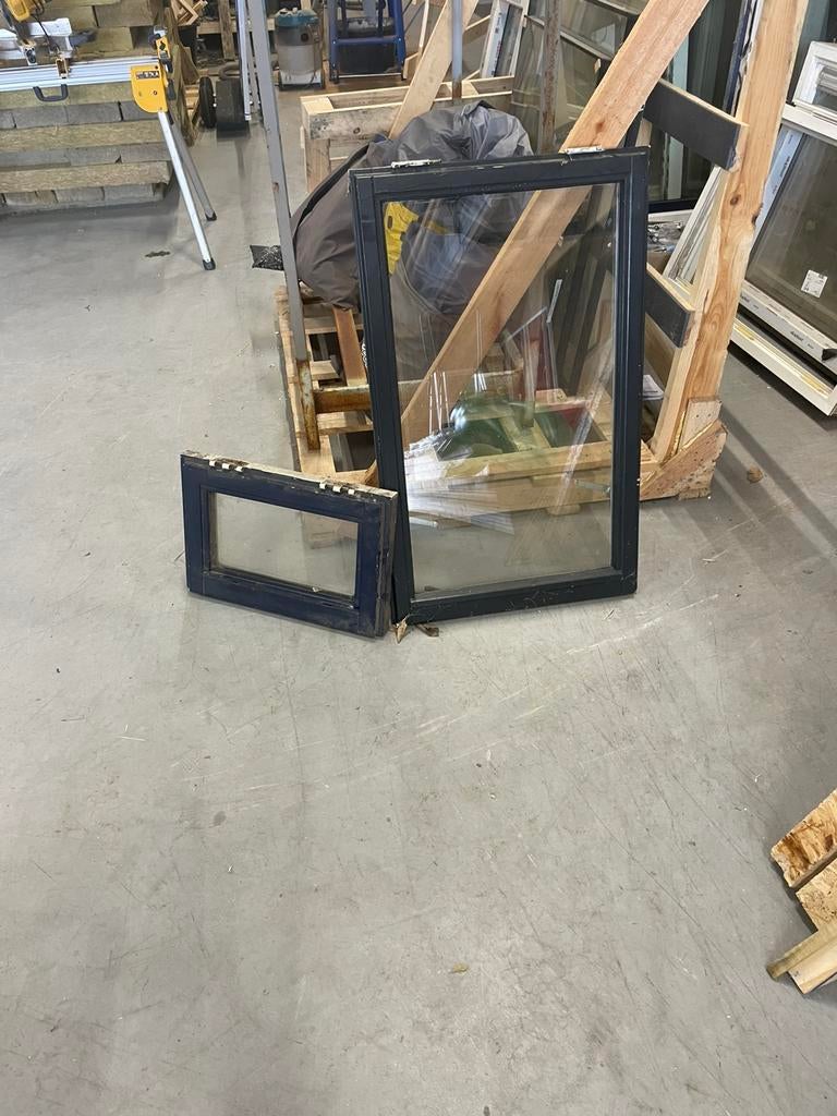 Hardhouten ramen met dubbelglas, Ophalen, 1 tot 2 meter, Minder dan 3 meter, W