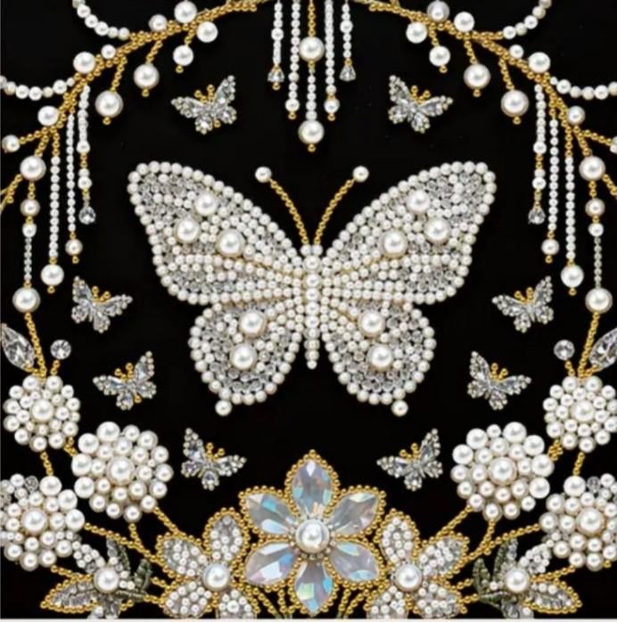 Parel diamond painting, Ophalen of Verzenden, Nieuw, Knutselwerk