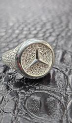 Prachtige Mercedes zilver ring, Sieraden, Tassen en Uiterlijk, Ringen, Nieuw, Ophalen of Verzenden, Dame, Goud