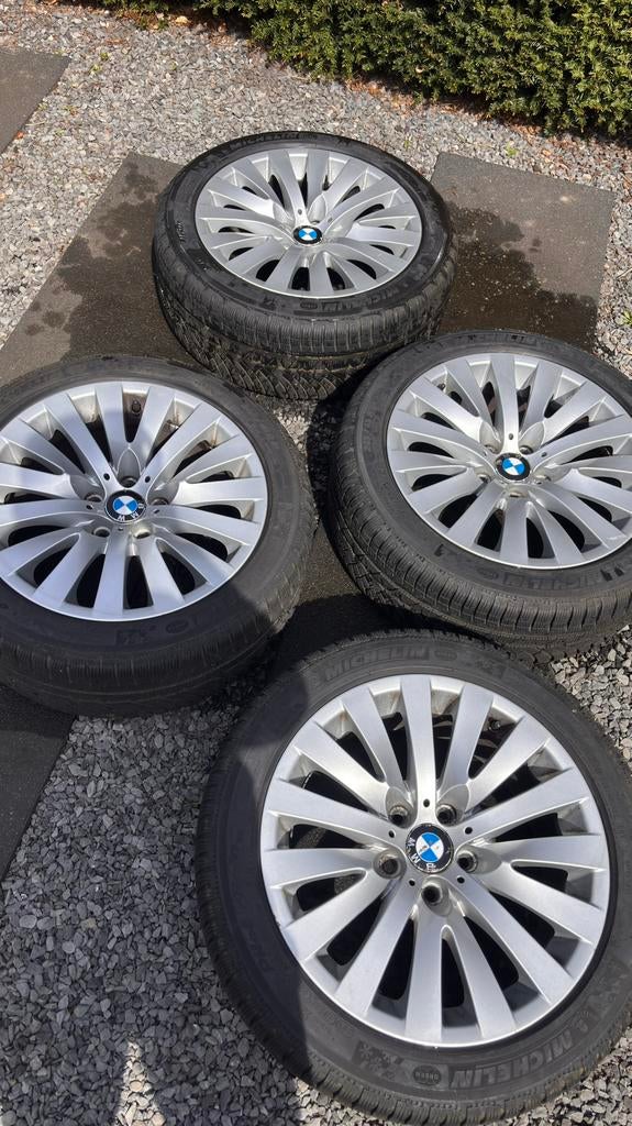 5x120 BMW Velgen+Winterbanden 18inch Zeer Nette Staat !, Auto-onderdelen, Ophalen of Verzenden