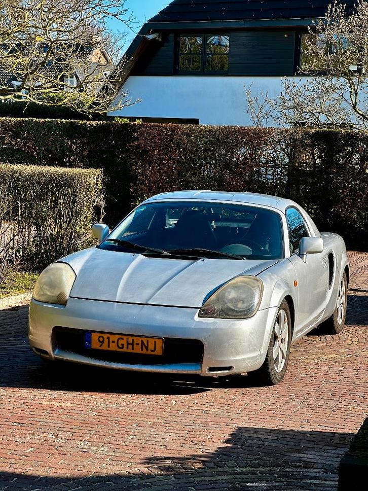 Toyota MR2 1.8 16V 2000 Grijs Metallic/ Zilver + Hardtop, Auto's, Toyota, Particulier, MR2, ABS, Adaptieve lichten, Airbags, Bluetooth