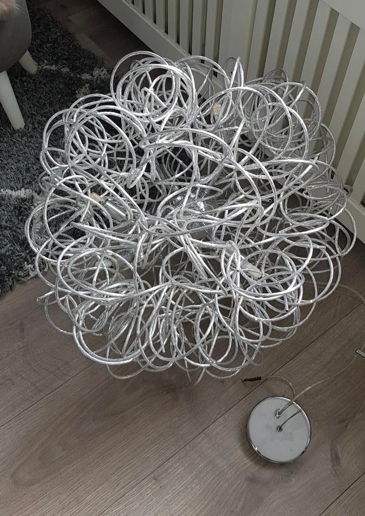 Bol hanglamp chroom van Woonexpress, Huis en Inrichting, Lampen | Hanglampen, Ophalen