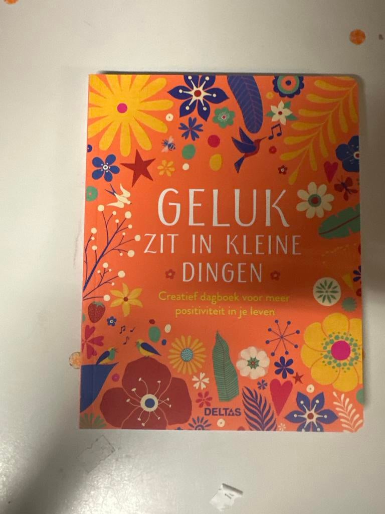 Geluk zit in kleine dingen - Creatief dagboek, Ophalen of Verzenden, Zo goed als nieuw