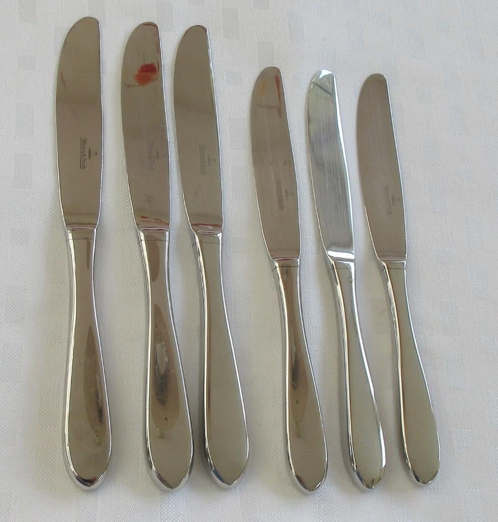 6 Villeroy & Boch messen, Ophalen of Verzenden