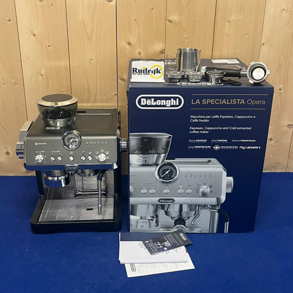 Delonghi La Specialista Opera EC9555 Espresso machine -Nieuw, Ruilrijk, Zo goed als nieuw, Info@ruilrijk.nl, Neerstraat 60, 6041 KD Roermond