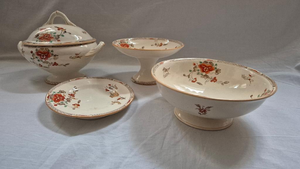 Hankou kinderserviesdelen Petrus Regout, Ophalen of Verzenden