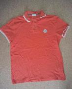 Moncler Polo Shirt - Oranje, Moncler, Maat 48/50 (M), Oranje, Ophalen of Verzenden
